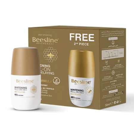Beesline W.Deo Roll On Hair delaying (1+1Free)