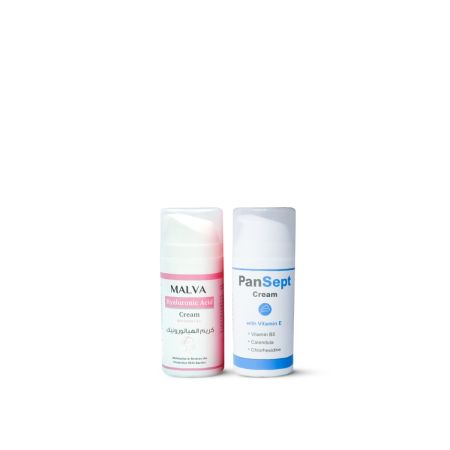 Malva Hyaluronic Acid Cream + PanSept Cream