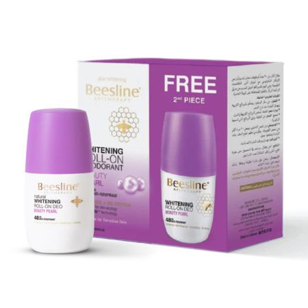 Beesline Whitening Roll-On Deodorant - Beauty Pearl (1+1 Free)