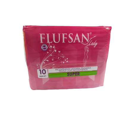 Flufsan Lady Incontinence pads- SUPER 10 pcs
