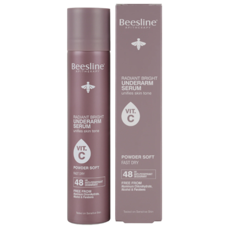 Beesline Radiant Bright Underarm Serum Vit C Spray 48h POWDER SOFT- 150ml