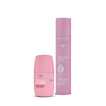 Special Offer: Radiant Bright Underarm Serum + Whitening Roll-On Deo, Super Dry (Jouri Rose)
