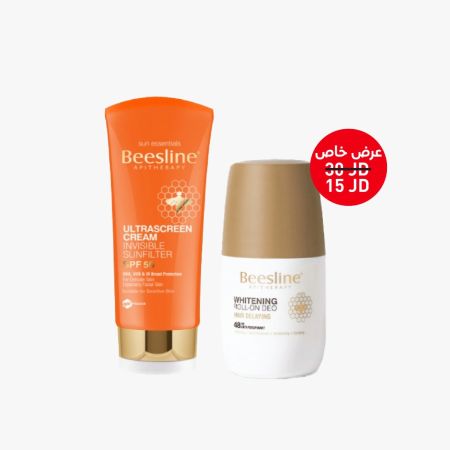 Ultrascreen Invisible SPF50 + Whitening Roll-On Hair Delaying